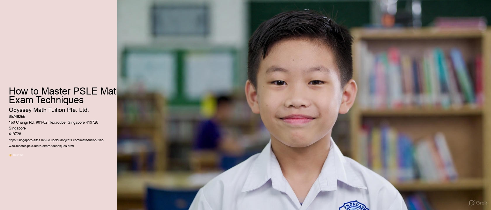 How to Master PSLE Math Exam Techniques