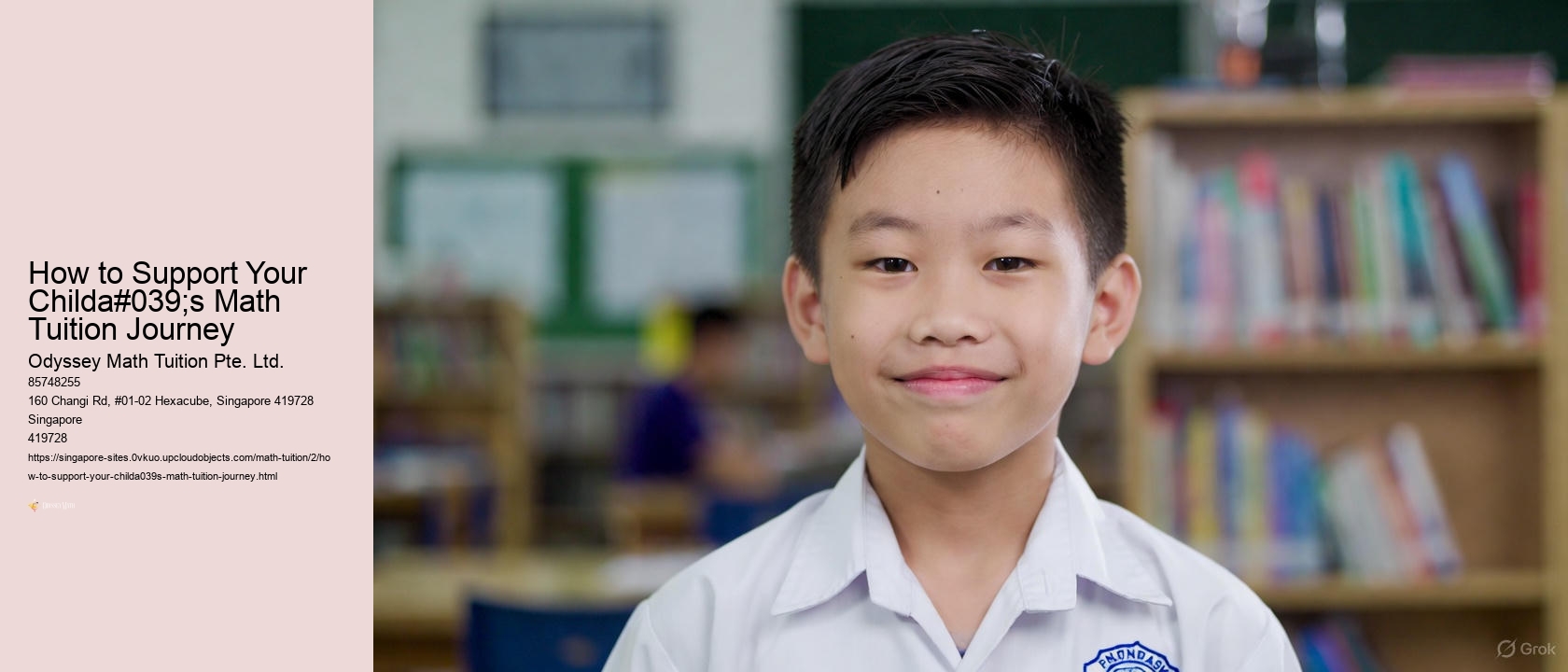 How to Support Your Childa#039;s Math Tuition Journey