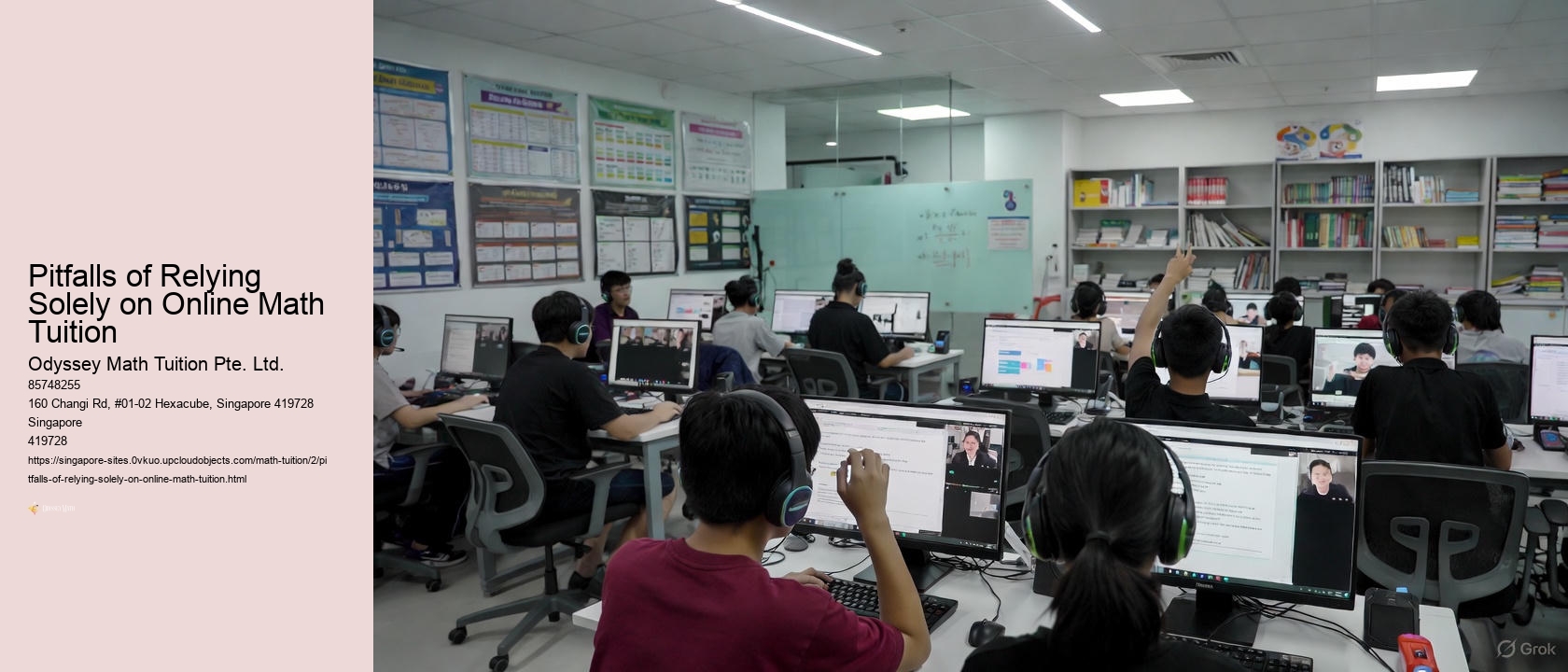 Pitfalls of Relying Solely on Online Math Tuition