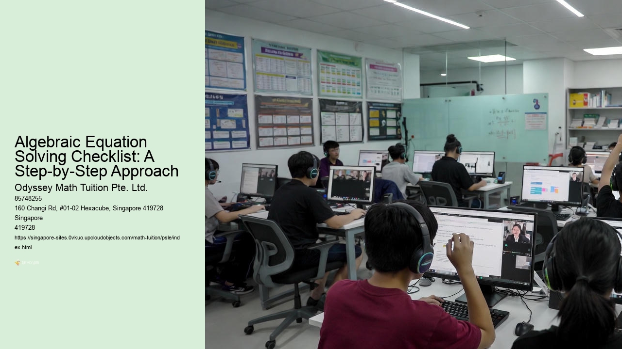 Algebraic Equation Solving Checklist: A Step-by-Step Approach