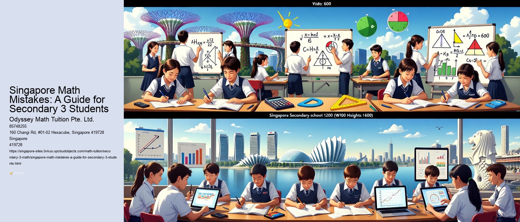 Singapore Math Mistakes: A Guide for Secondary 3 Students