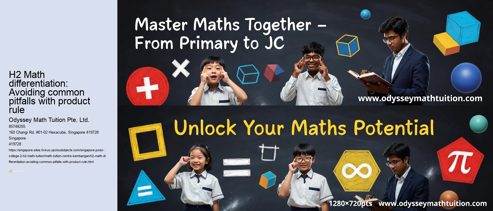 H2 Math differentiation: Avoiding common pitfalls with product rule