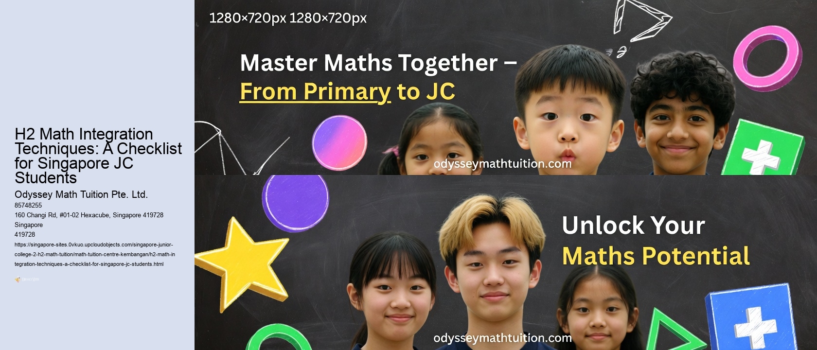 H2 Math Integration Techniques: A Checklist for Singapore JC Students