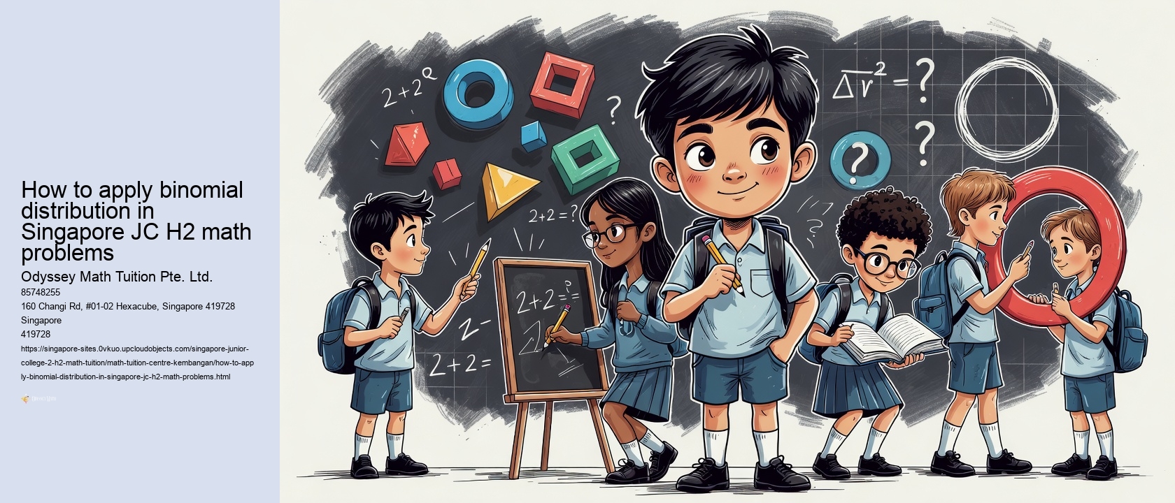 How to apply binomial distribution in Singapore JC H2 math problems