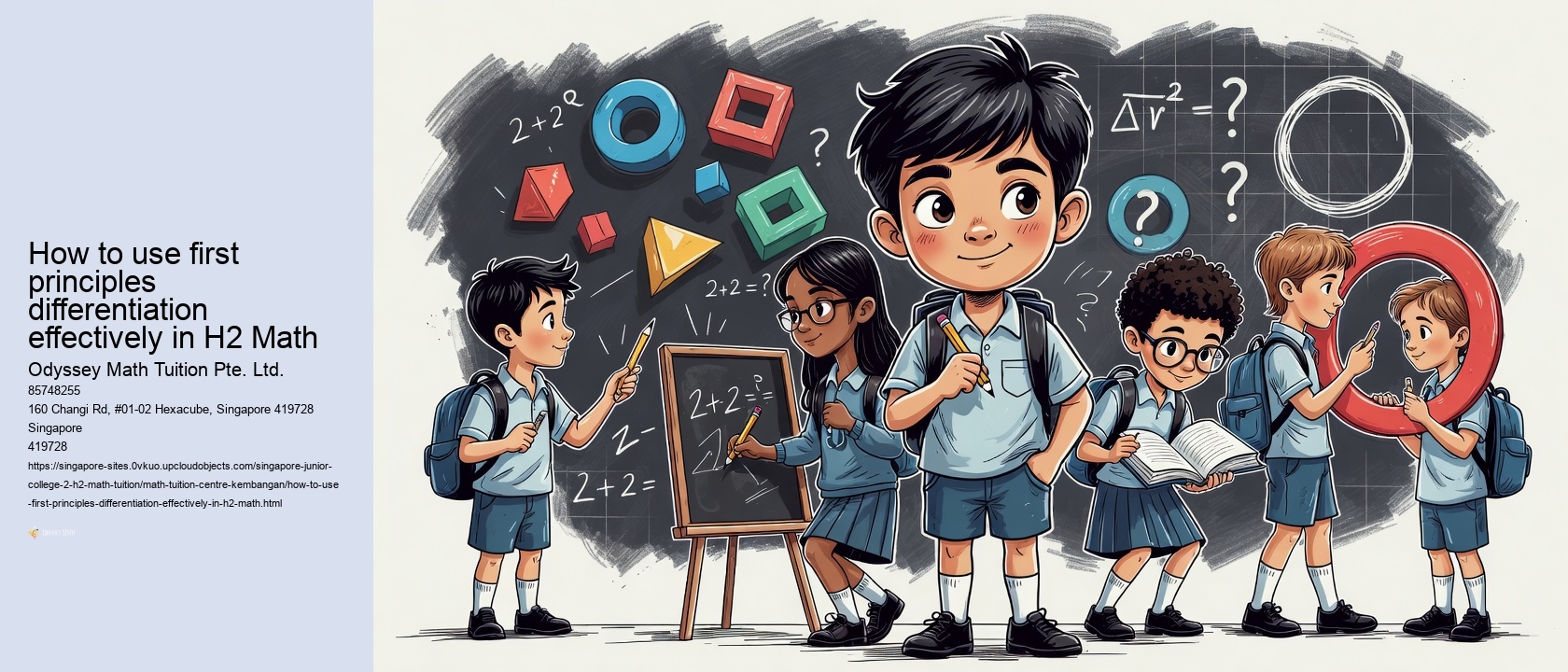 How to use first principles differentiation effectively in H2 Math